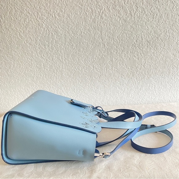 Kate Spade blue Scallop trim Eyelet 2 way bag - Picture 7 of 11